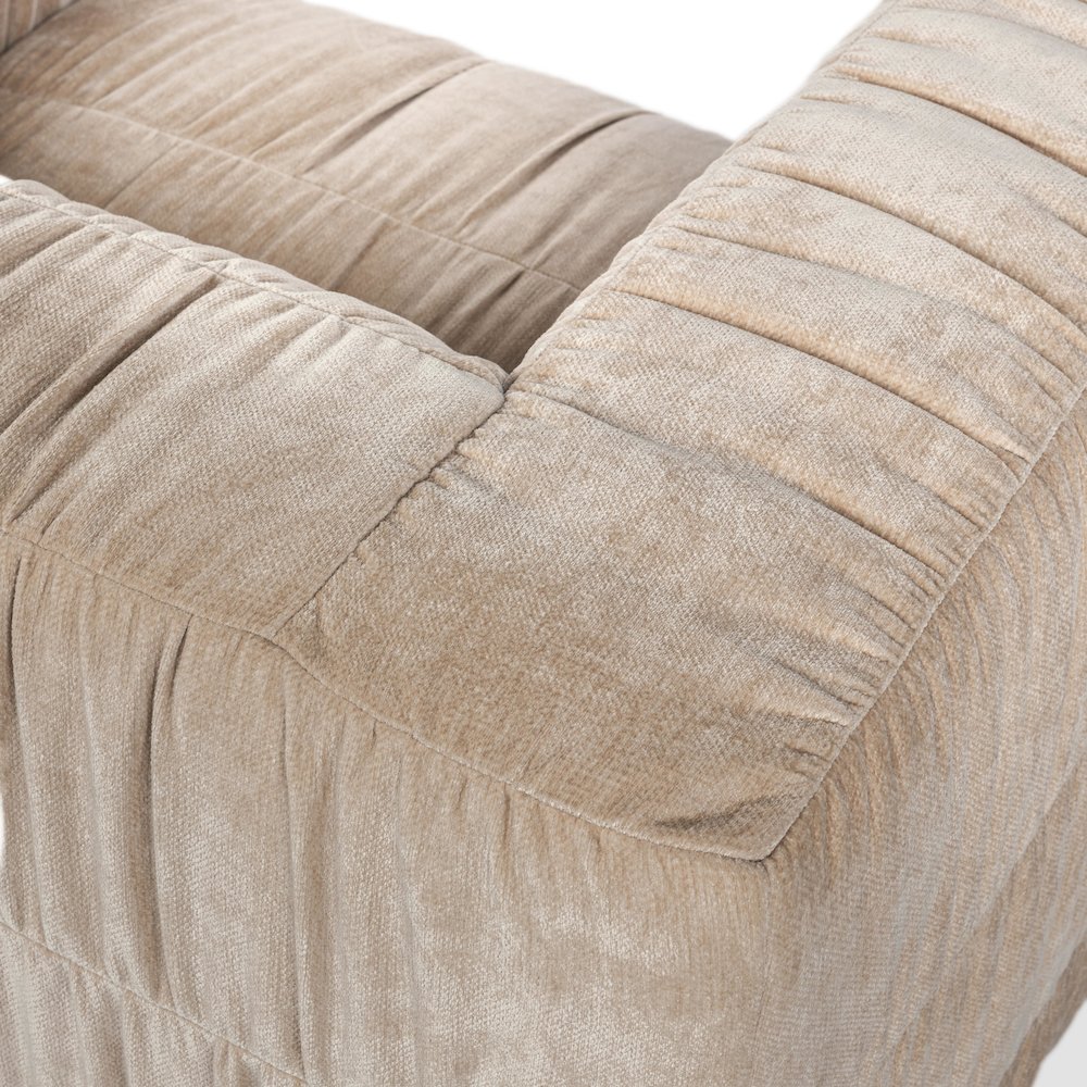 Afeela Upholstered Fabric Swivel Chair. Picture 6