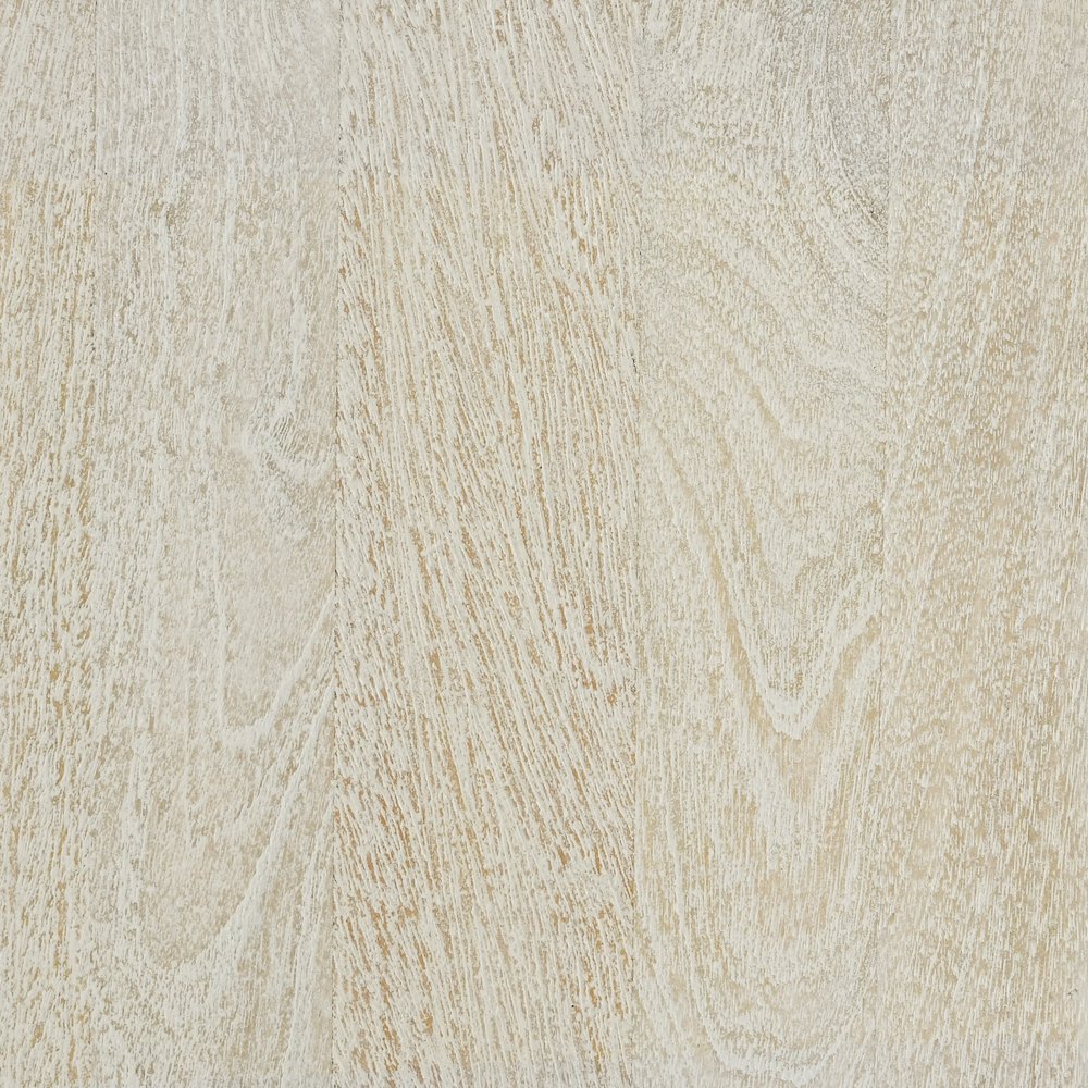 Reece Mango Wood Eastern King Bed in White. Picture 10