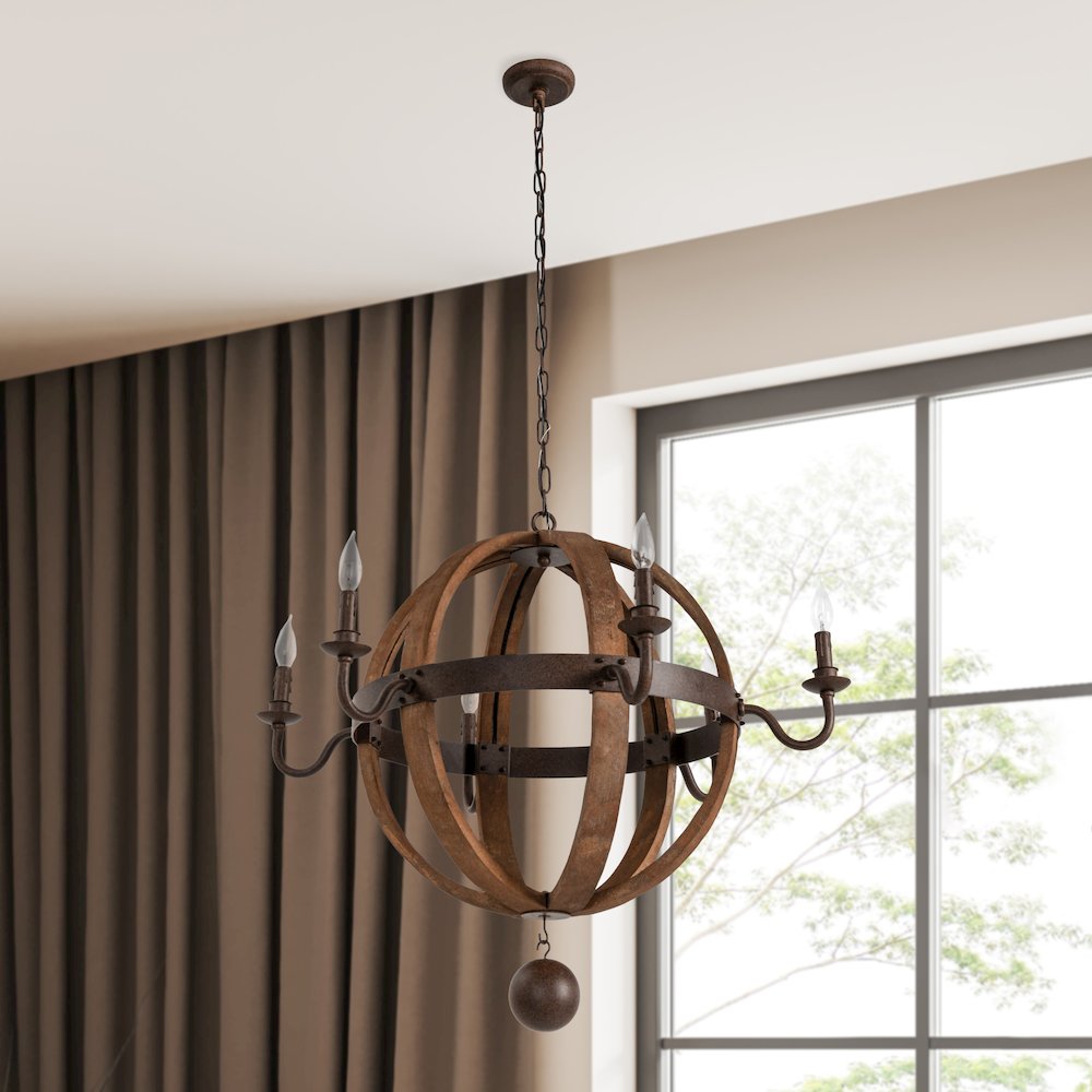 Tarsus Chandelier Round. Picture 7