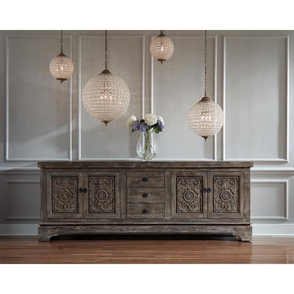 Allesandria 3-Light Crystal Chandelier Large. Picture 4
