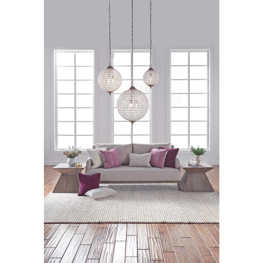 Allesandria 3-Light Crystal Chandelier Large. Picture 5