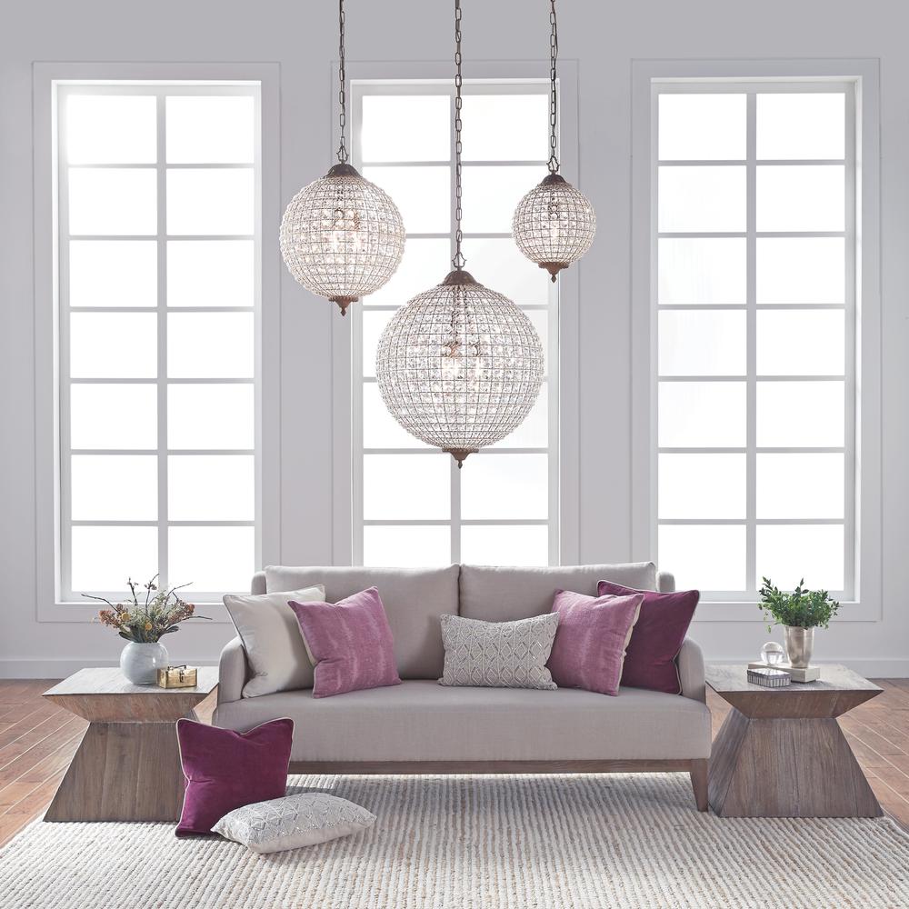 Allesandria 3-Light Crystal Chandelier Medium. Picture 12