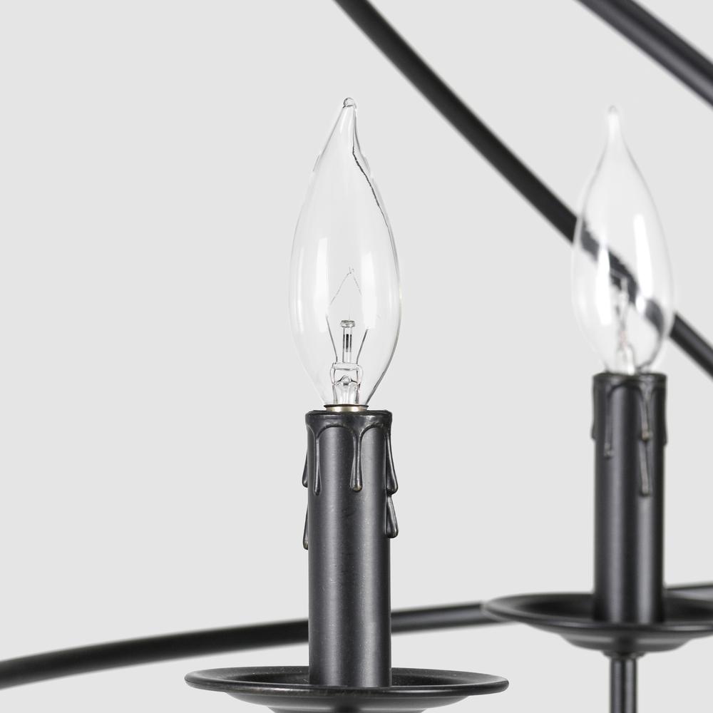 Voltaire Six Bulb Chandelier by Kosas Home. Picture 7