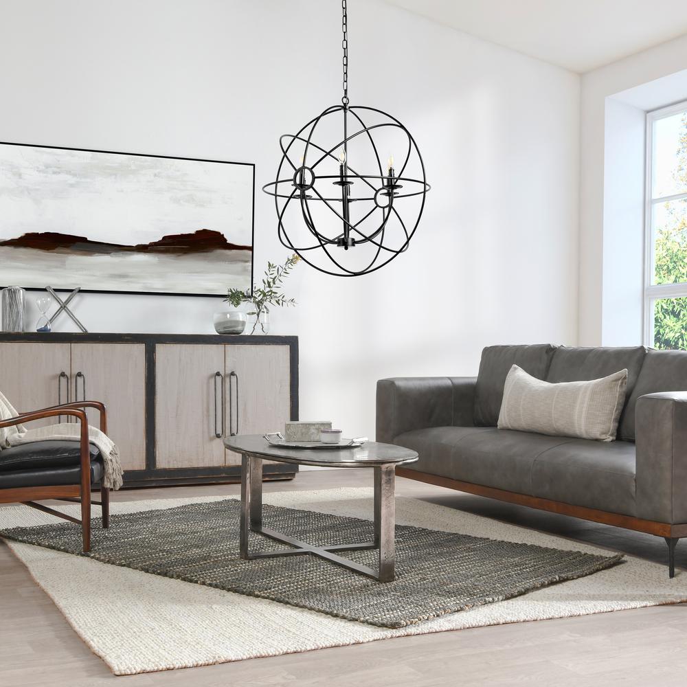Voltaire Six Bulb Chandelier by Kosas Home. Picture 8