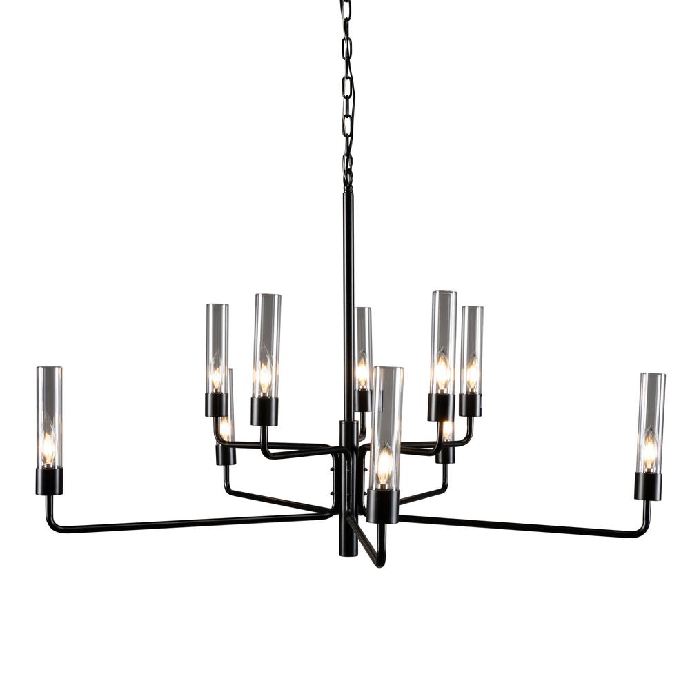 Maddy 10-light Iron and Glass Chandelier, by Kosas  Home. Picture 1