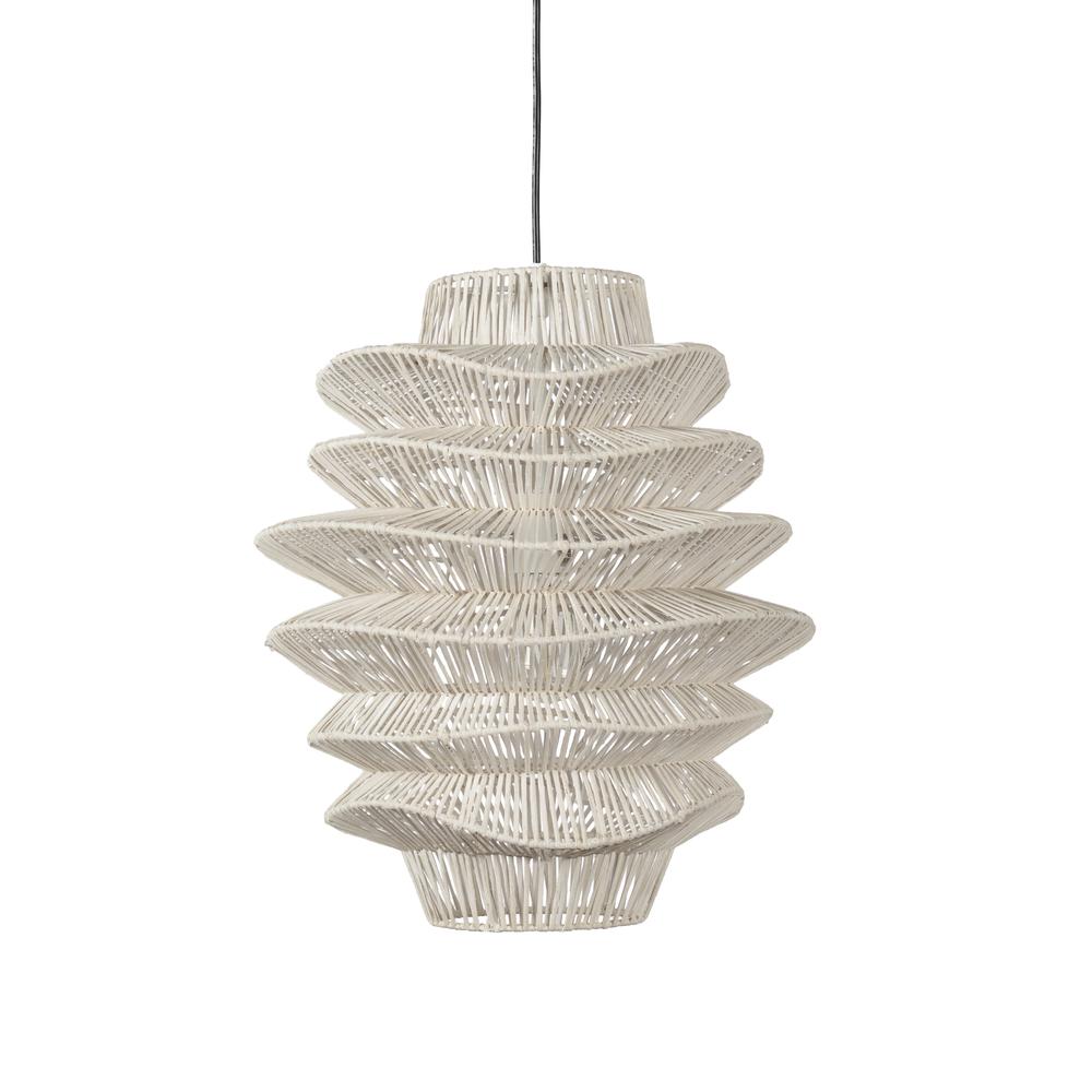 Barlow 1-Light Rattan Woven Pendant By Kosas Home. Picture 1