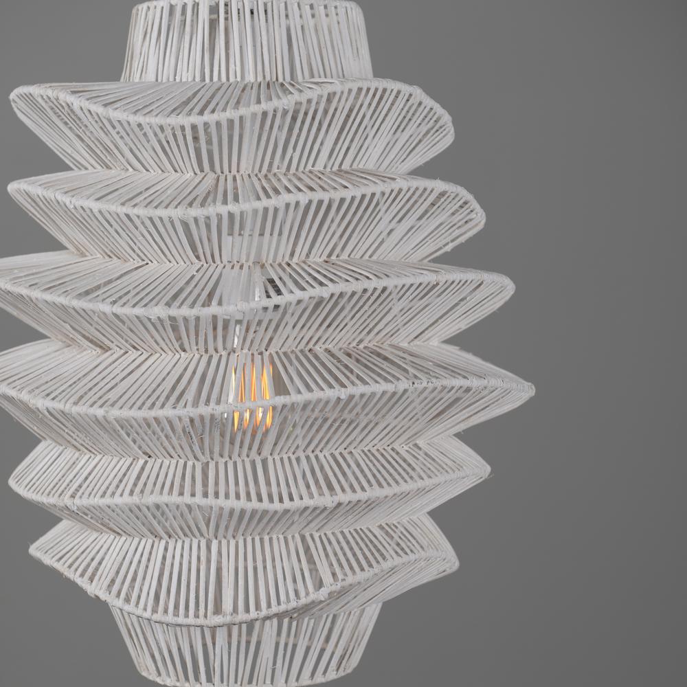 Barlow 1-Light Rattan Woven Pendant By Kosas Home. Picture 2