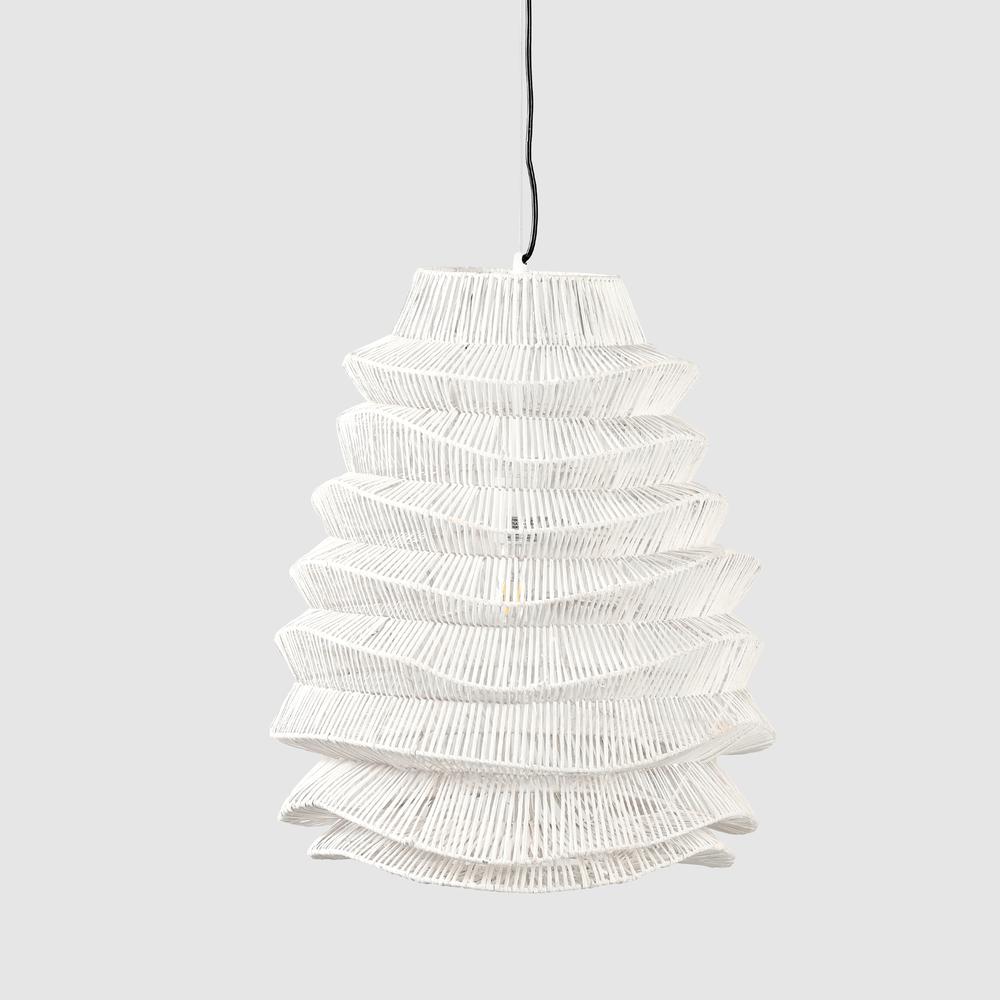 Barlow 1-Light  Rattan Woven Pendant By Kosas Home. Picture 5