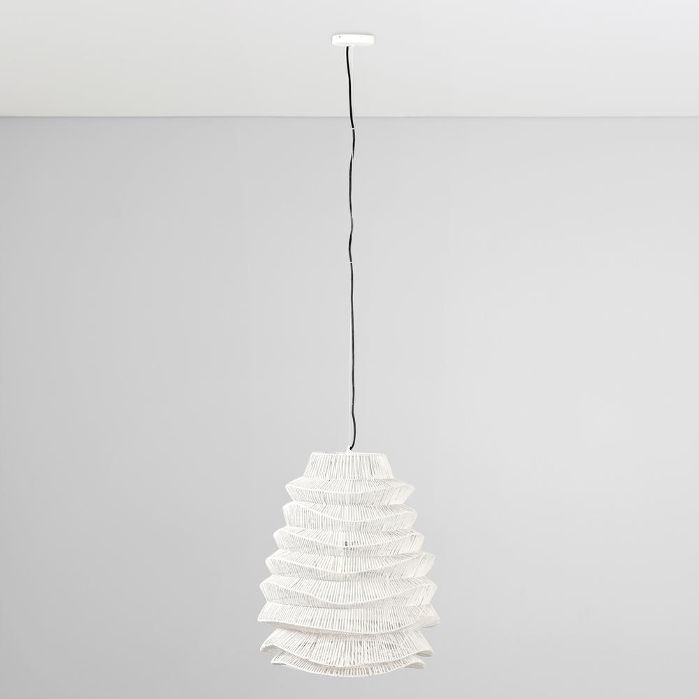 Barlow 1-Light  Rattan Woven Pendant By Kosas Home. Picture 6