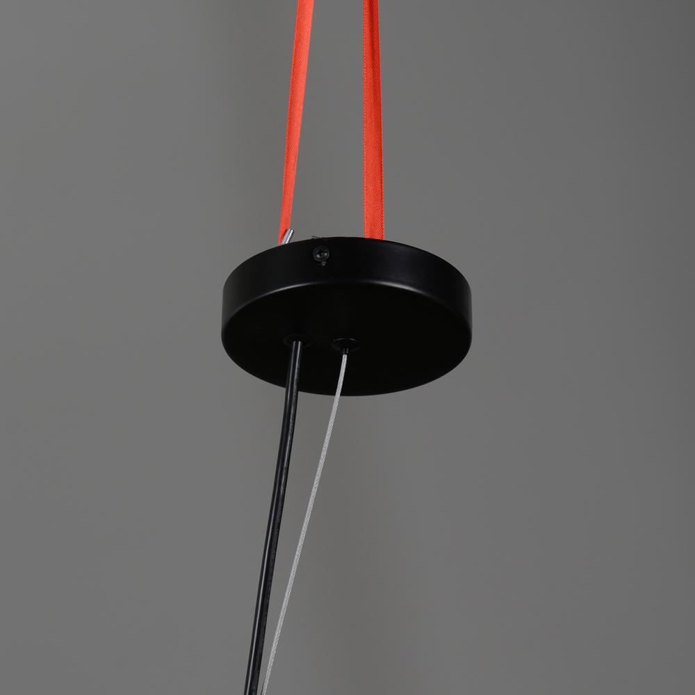 Barlow 1-Light  Rattan Woven Pendant  By Kosas Home. Picture 4