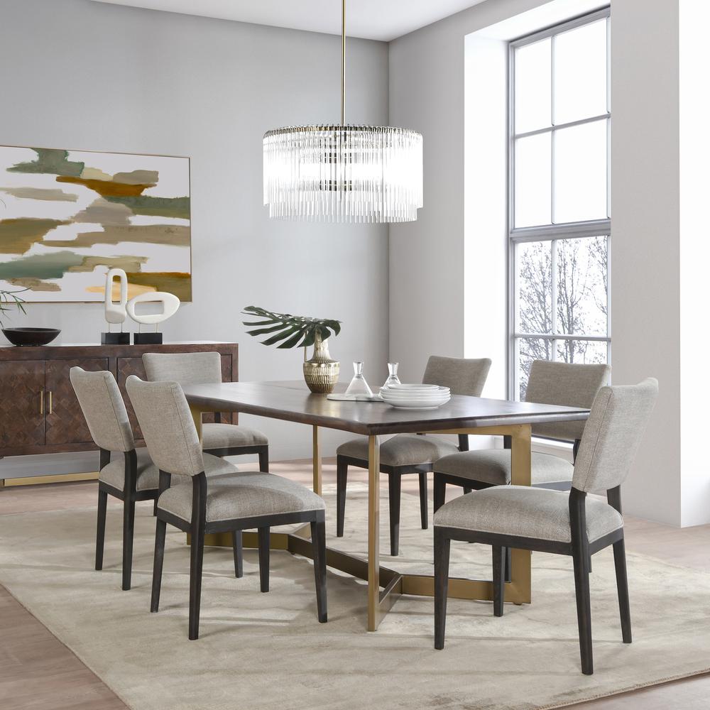 Kaela 6-Light Chandelier by Kosas Home. Picture 9