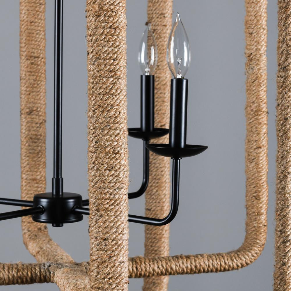 Cale 8-Light Chandelier by Kosas Home. Picture 4