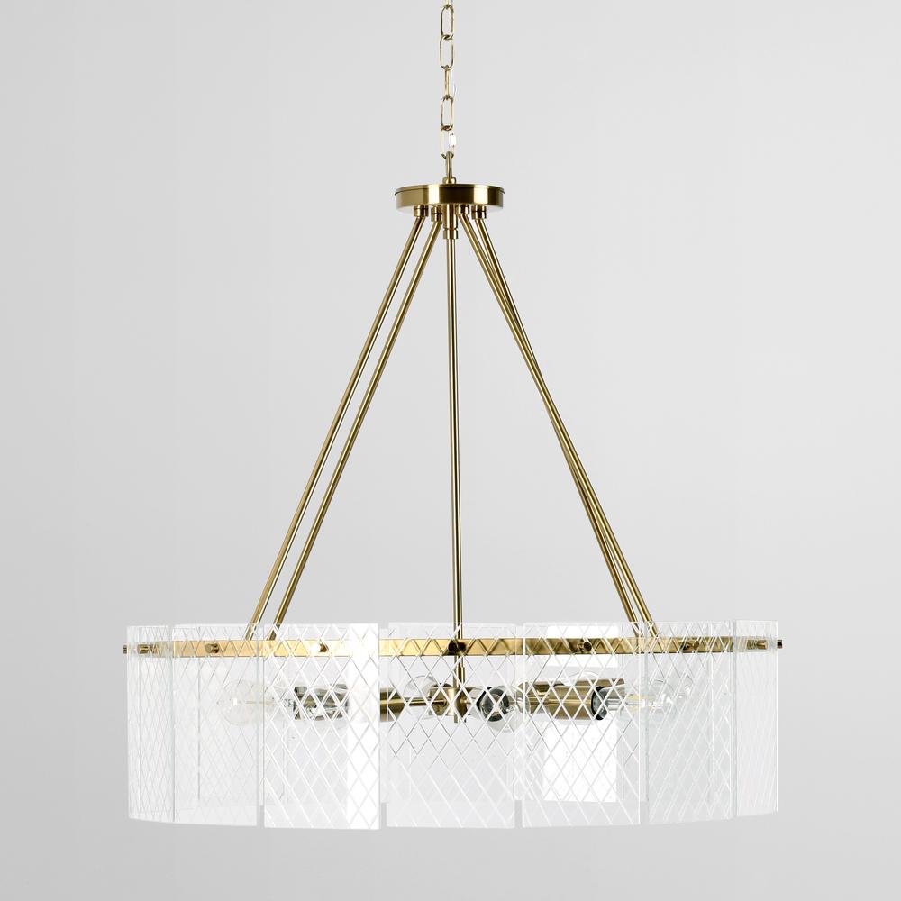 Apfel 8-Light Chandelier by Kosas Home. Picture 8