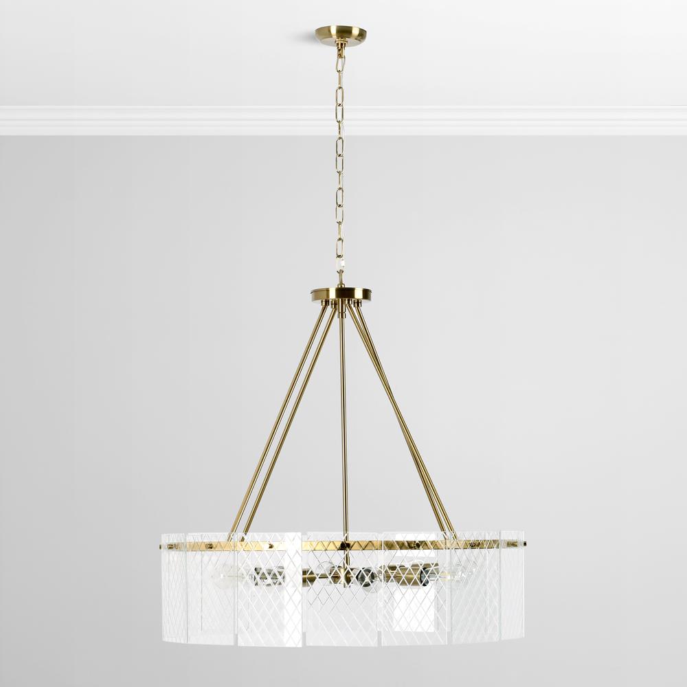 Apfel 8-Light Chandelier by Kosas Home. Picture 9