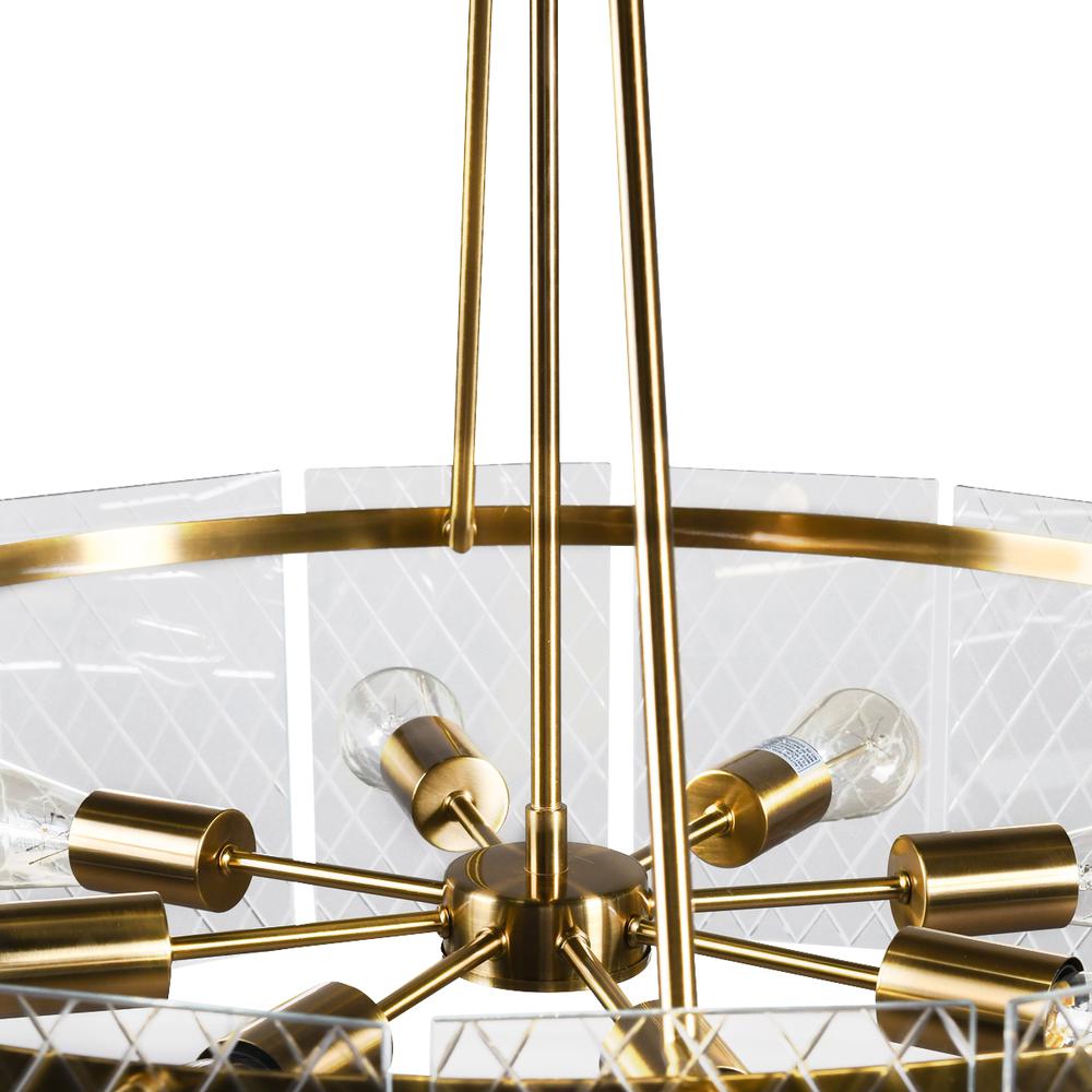 Apfel 8-Light Chandelier by Kosas Home. Picture 1