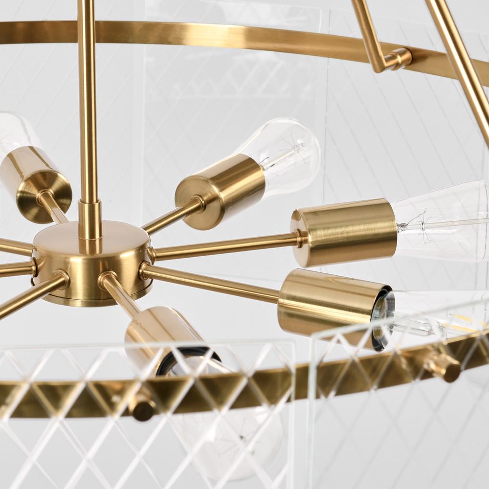 Apfel 8-Light Chandelier by Kosas Home. Picture 2