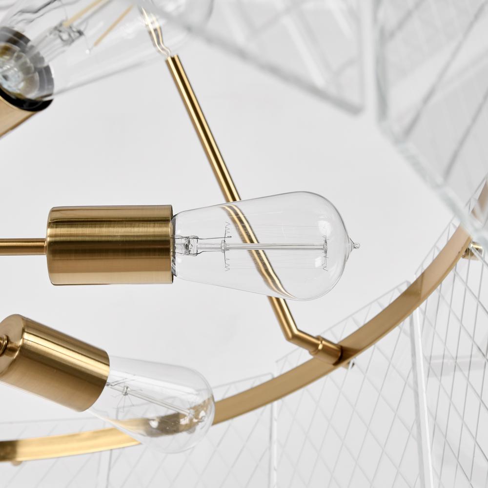Apfel 8-Light Chandelier by Kosas Home. Picture 10