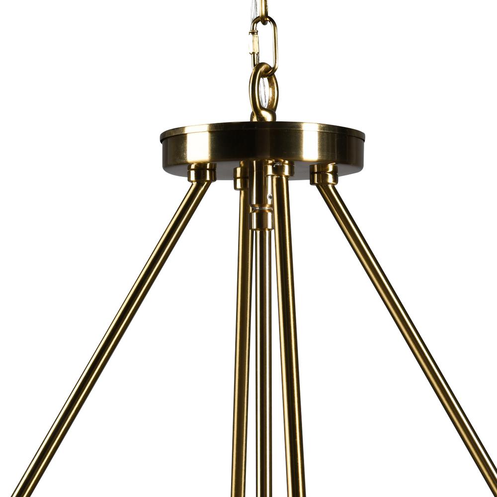 Apfel 8-Light Chandelier by Kosas Home. Picture 6