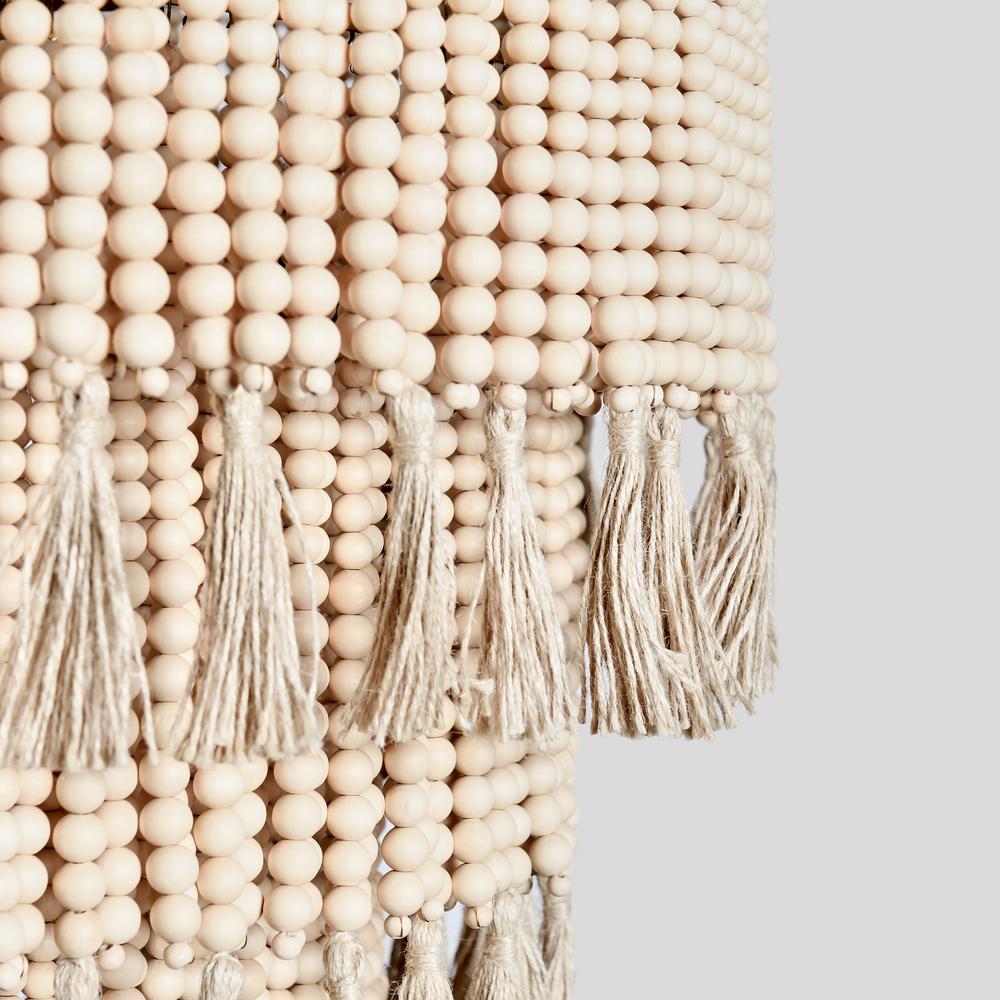 Brittany Natural Beaded Chandelier. Picture 6
