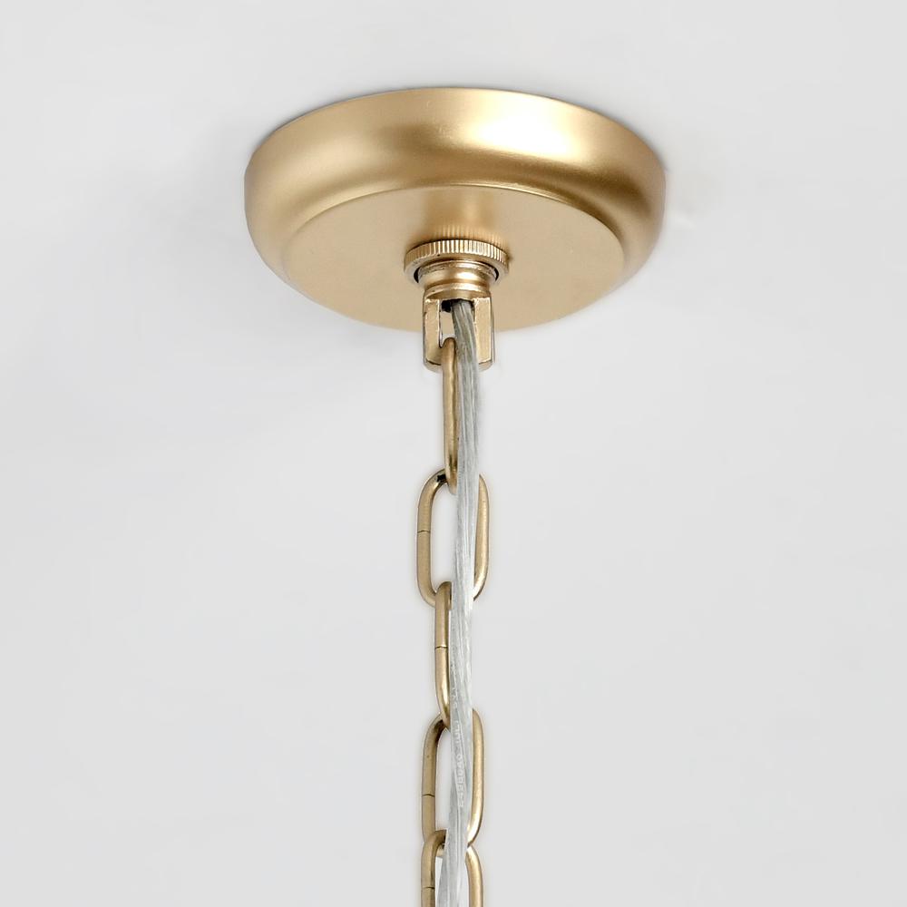 Amanda White Beaded Chandelier. Picture 4