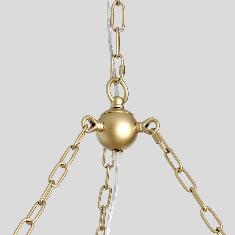 Amanda White Beaded Chandelier. Picture 5