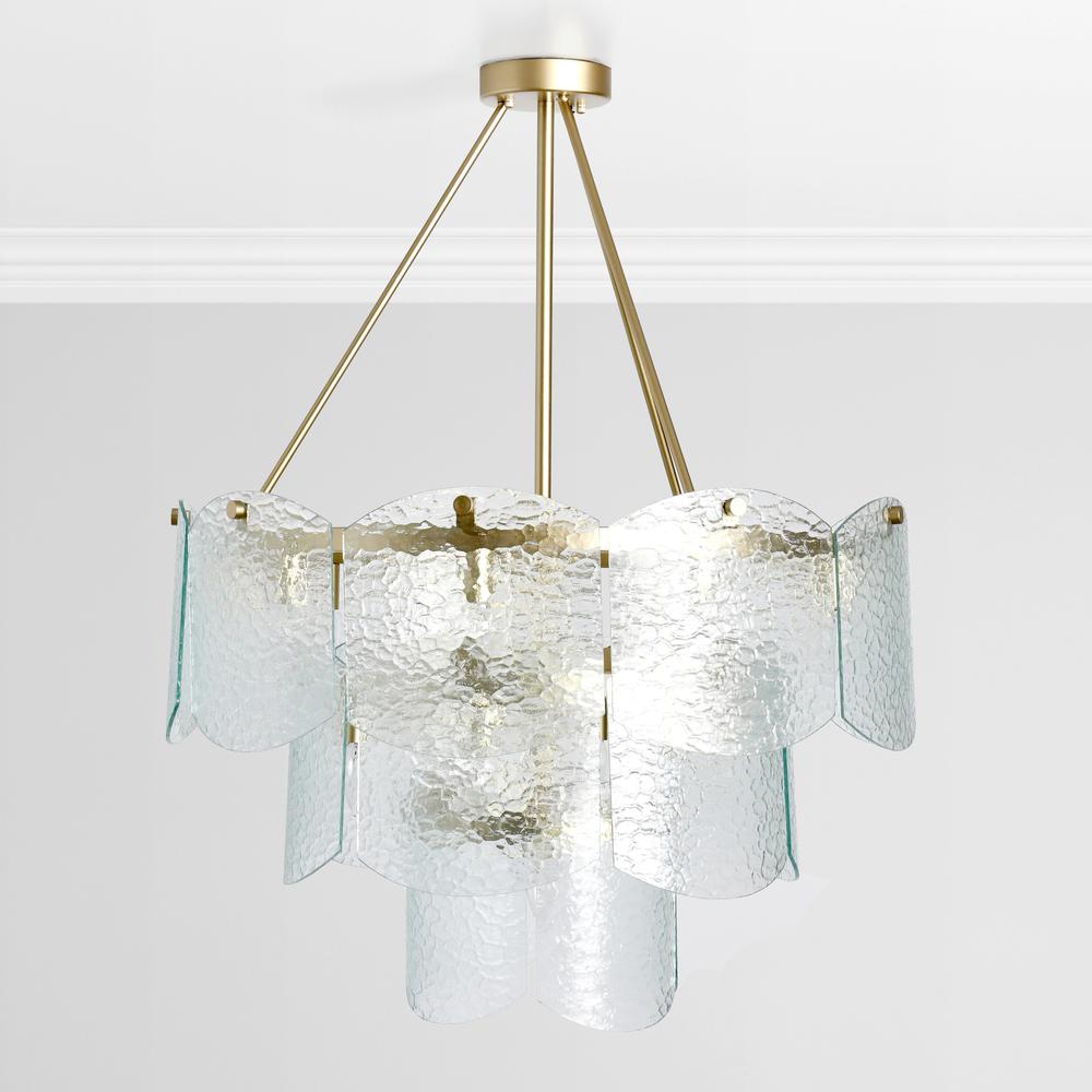 Theresa 16-Light Glass Chandelier. Picture 1