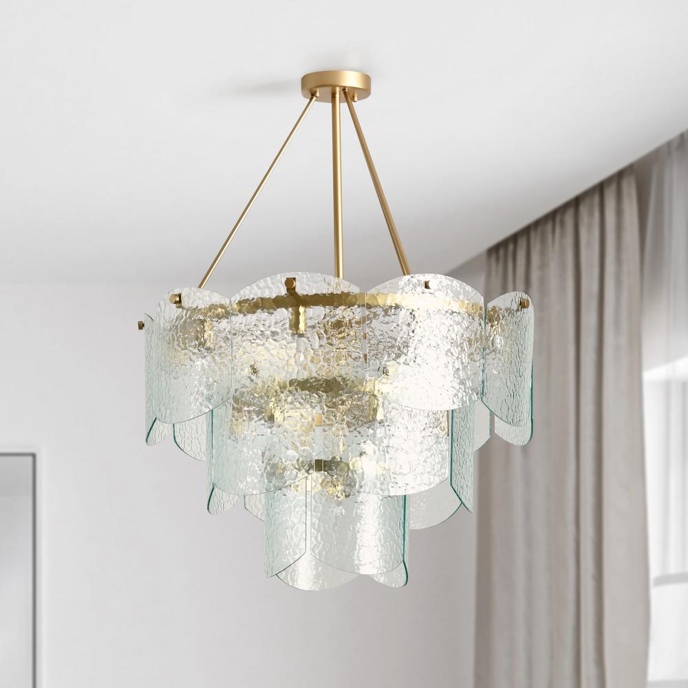 Theresa 16-Light Glass Chandelier. Picture 6