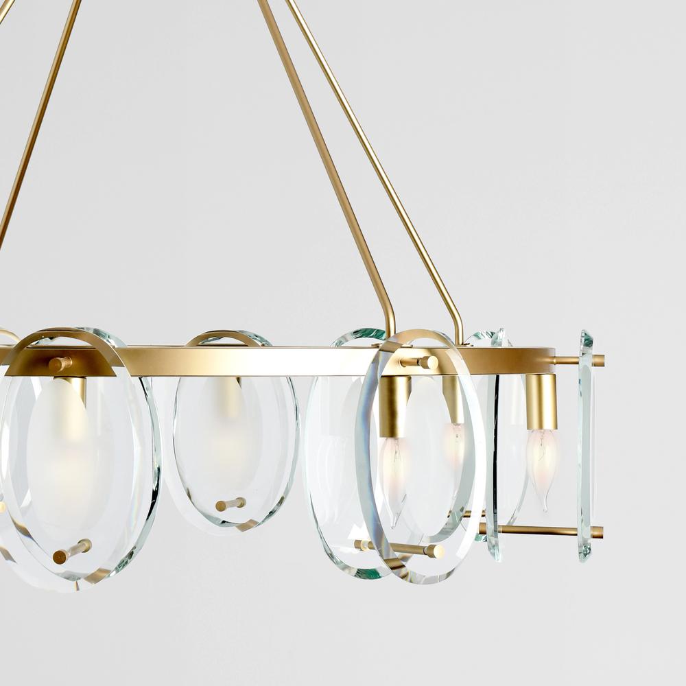Gina 8-Light Gold Chandelier. Picture 2