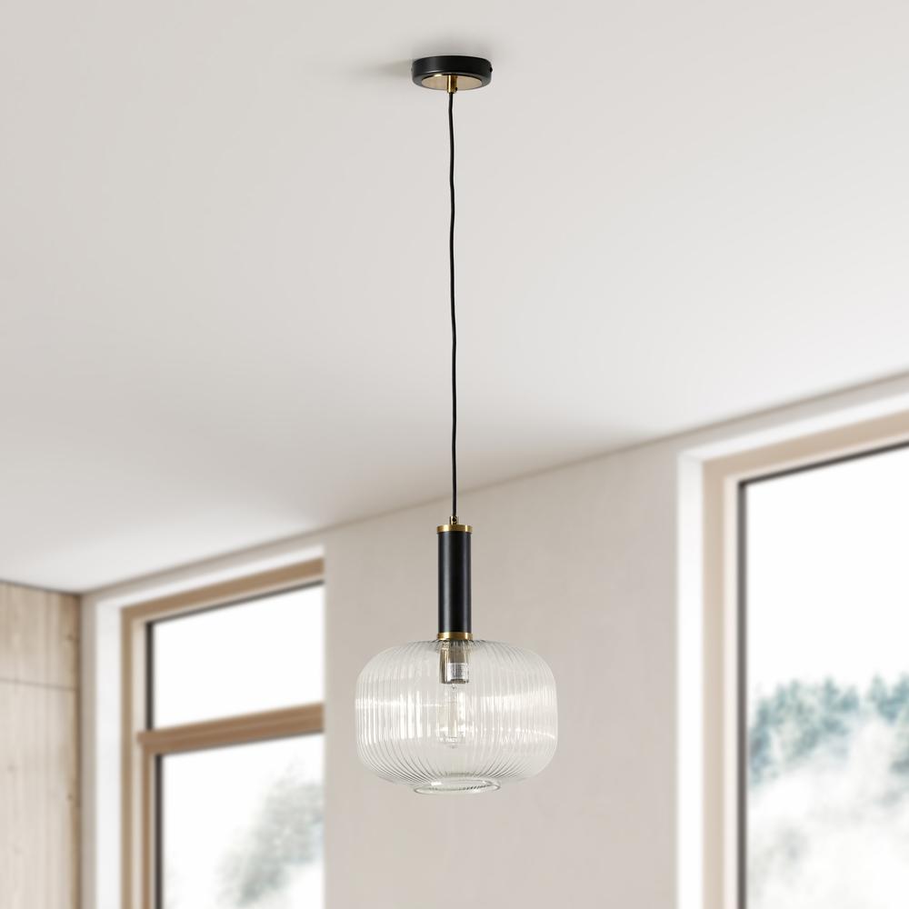 Corey 1-Light Glass Pendant. Picture 6