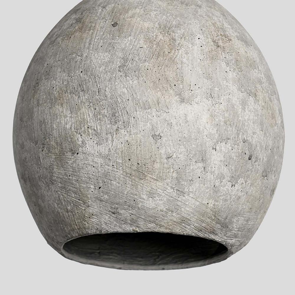 Teresa 1-Light Deep Gray Concrete Pendant. Picture 3