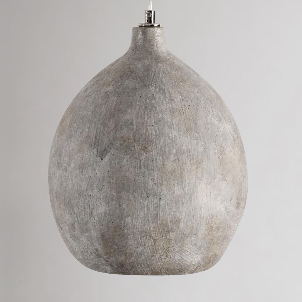 Teresa 1-Light Deep Gray Concrete Pendant. Picture 5