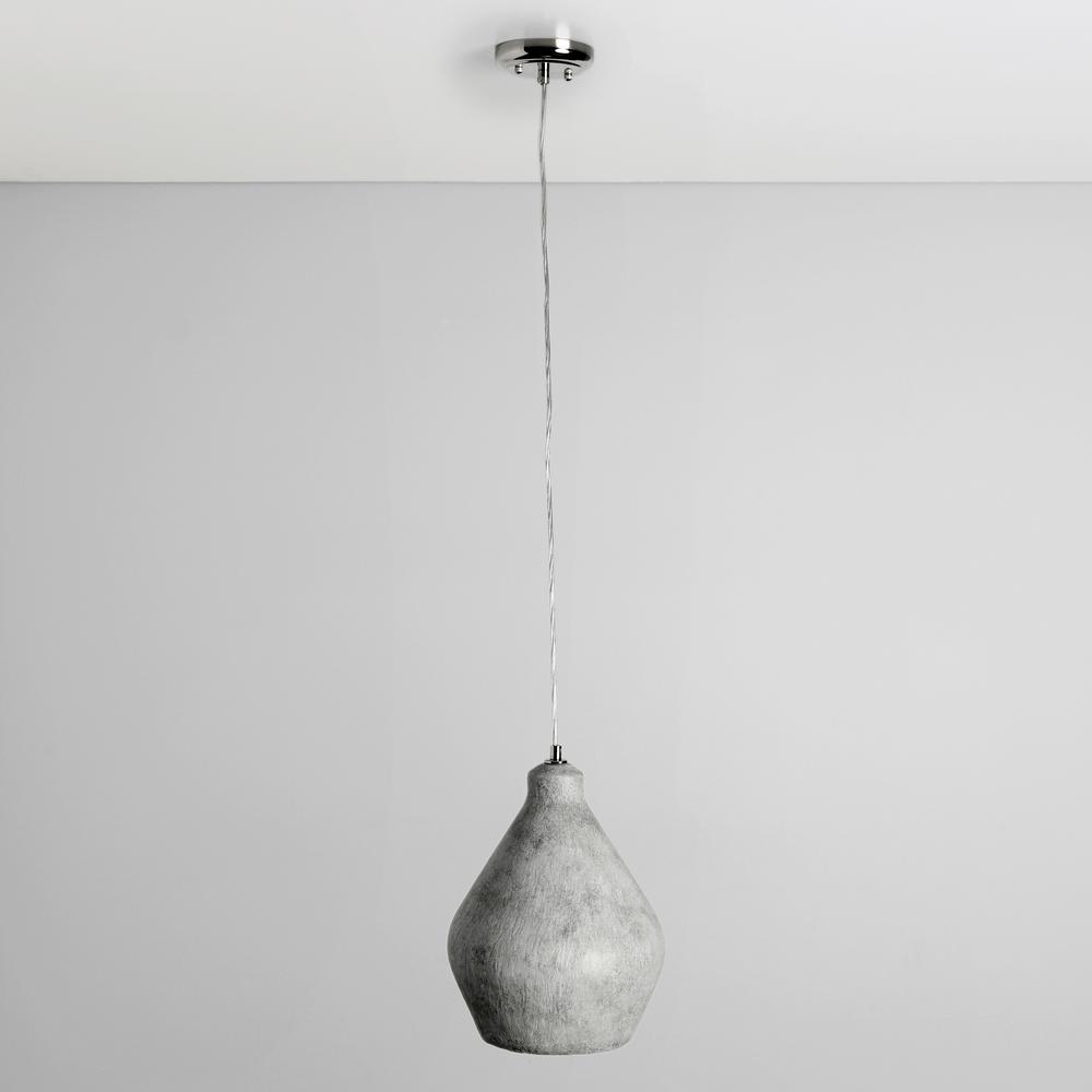 Jerry 1-Light Gray Concrete Pendant. Picture 2