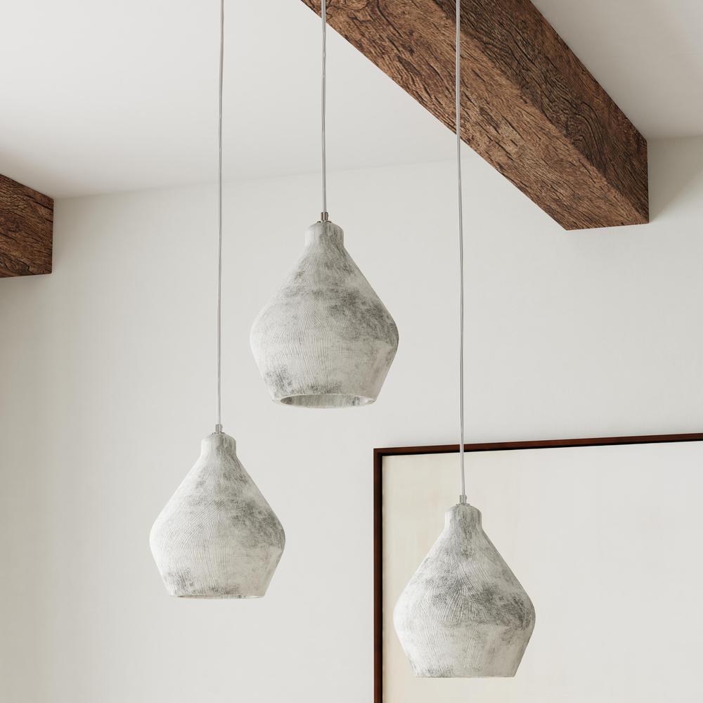 Jerry 1-Light Gray Concrete Pendant. Picture 7