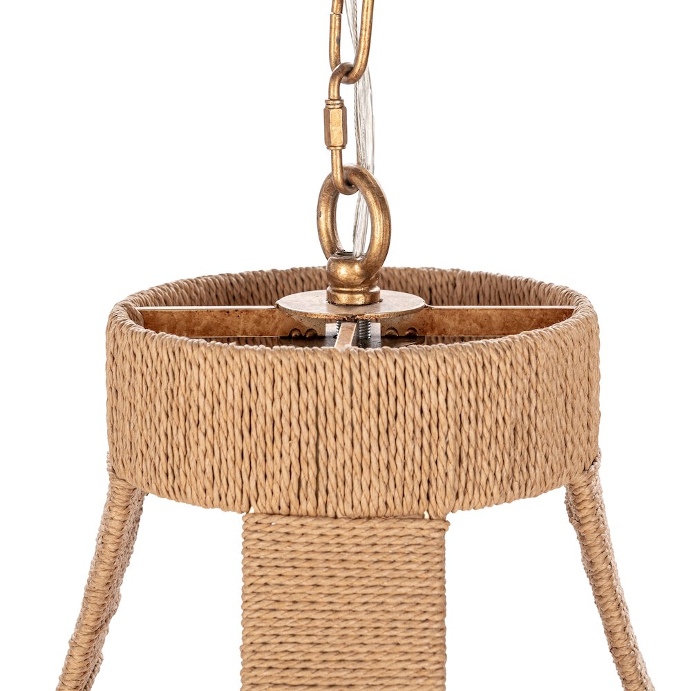 Sarmiento Pendant Natural/Gold. Picture 3