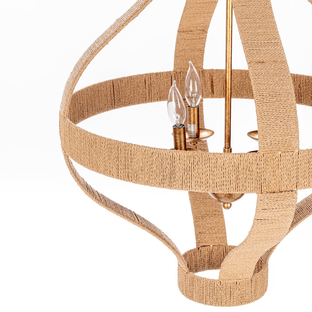 Sarmiento Pendant Natural/Gold. Picture 4