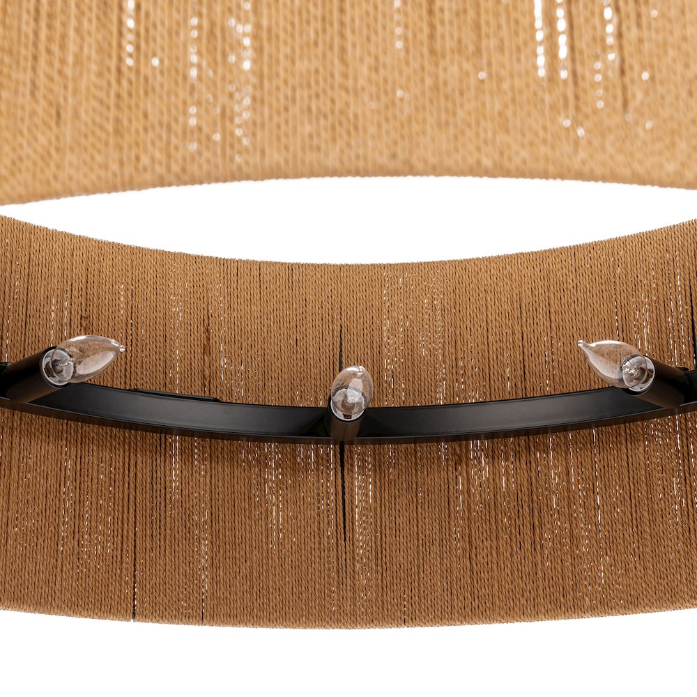 Dobson Pendant Natural/Black. Picture 5