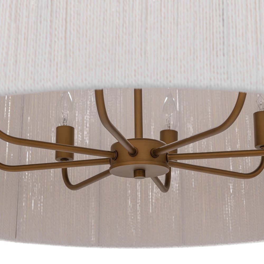 Allyn Pendant White/Gold. Picture 5