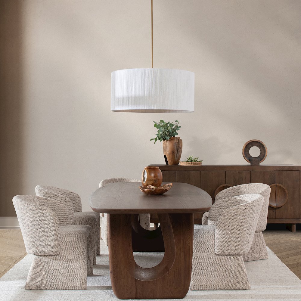 Allyn Pendant White/Gold. Picture 7