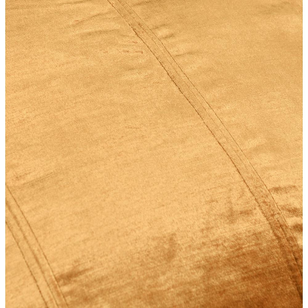 Kosas Home Viva Velvet Pillow Golden Copper 20x20. Picture 3