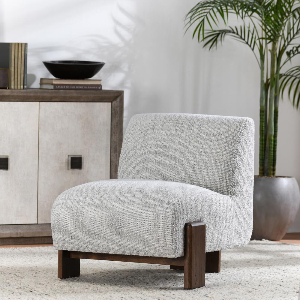Chelsea Accent Chair in Ivory. Picture 7