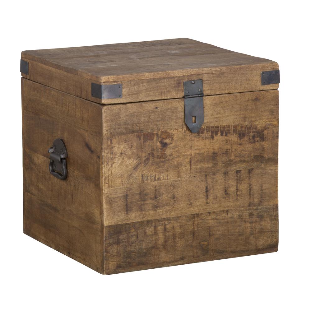 Livingston 18 inch Square Trunk. Picture 1