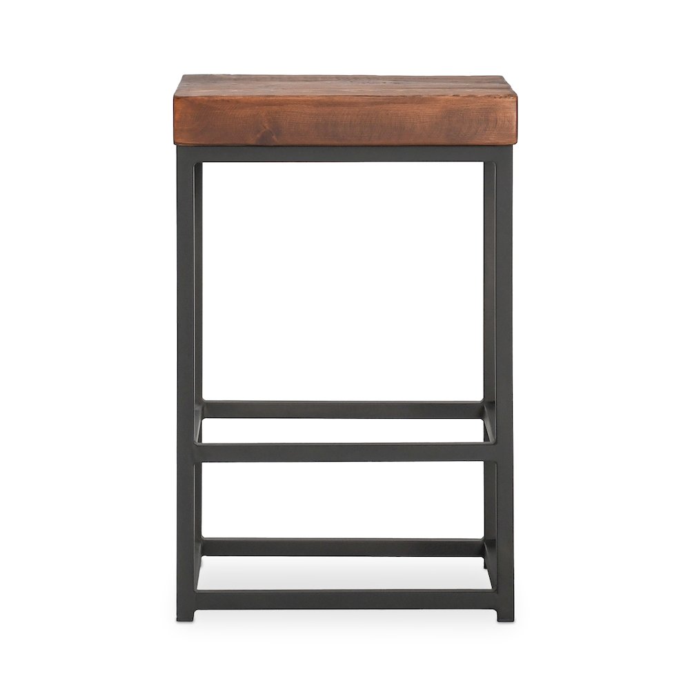 Porter Reclaimed Pine Counter stool. Picture 2