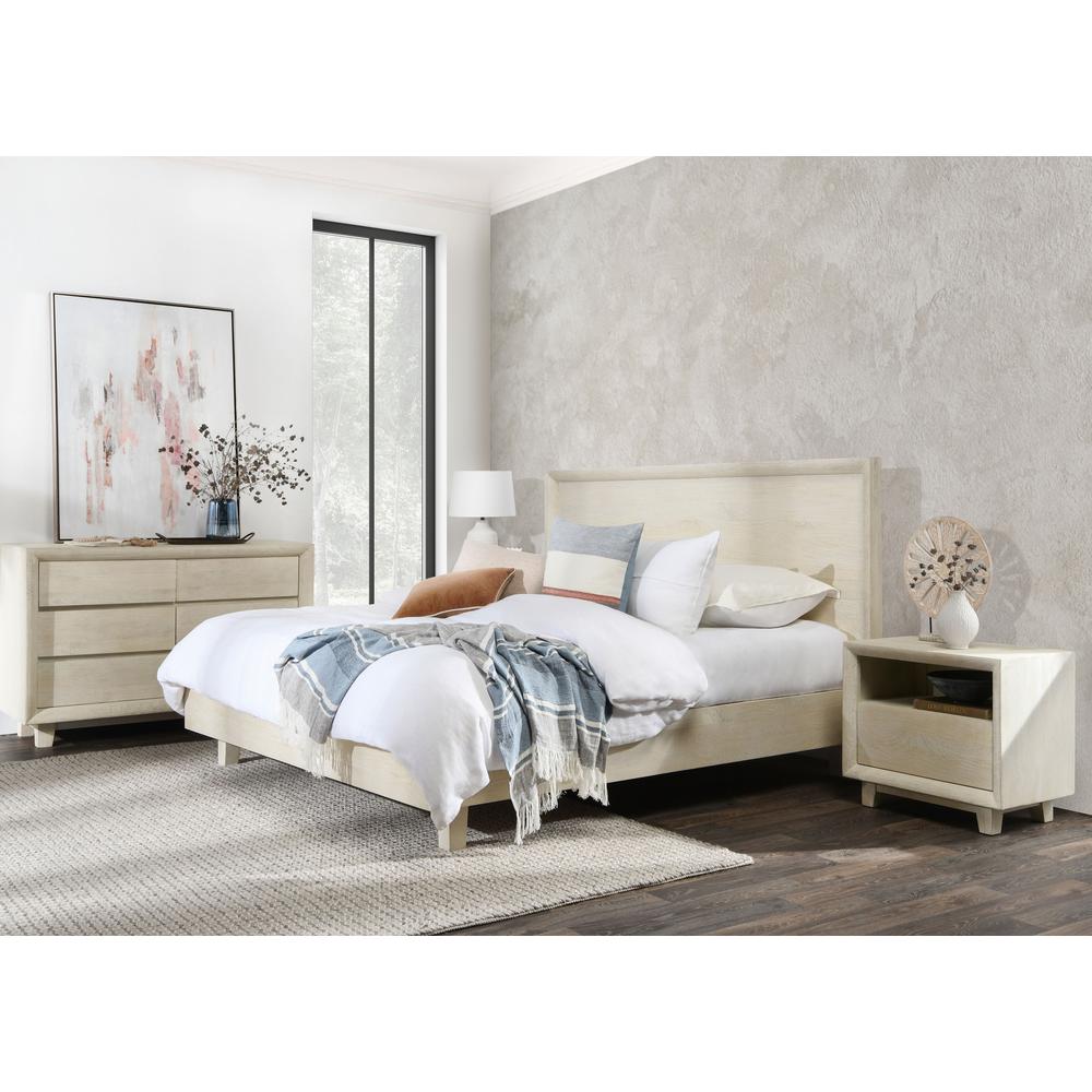 Reece Six-Drawer Mango Wood Dresser in Sand. Picture 10