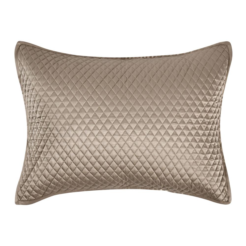Winthrop 100% Sateen Natural Standard Sham by Kosas Home. Picture 1