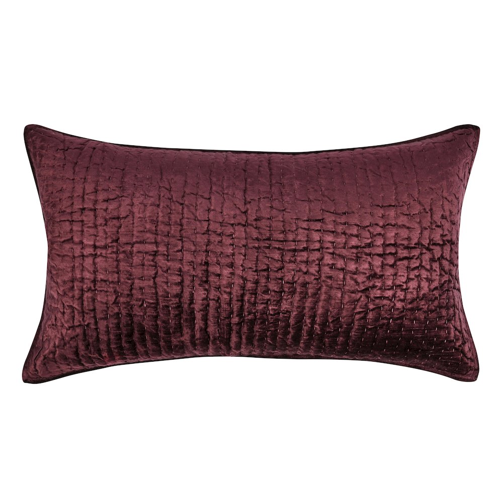Bari Velvet Fabric Port King Sham. Picture 1
