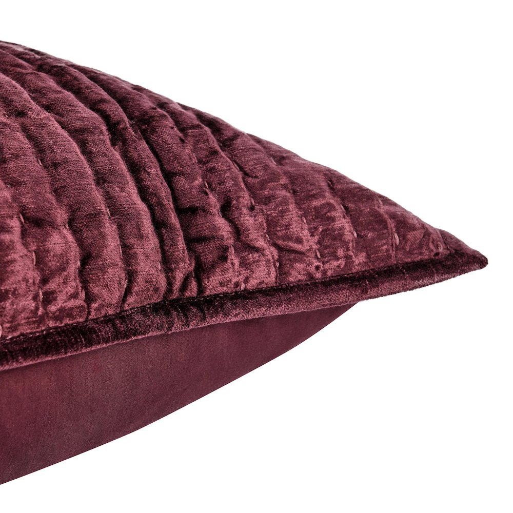 Bari Velvet Fabric Port King Sham. Picture 3