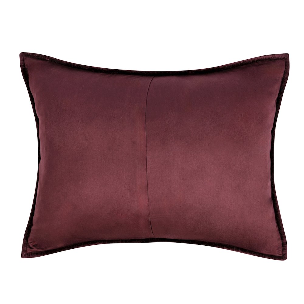 Bari Velvet Fabric Port Standard Sham. Picture 2