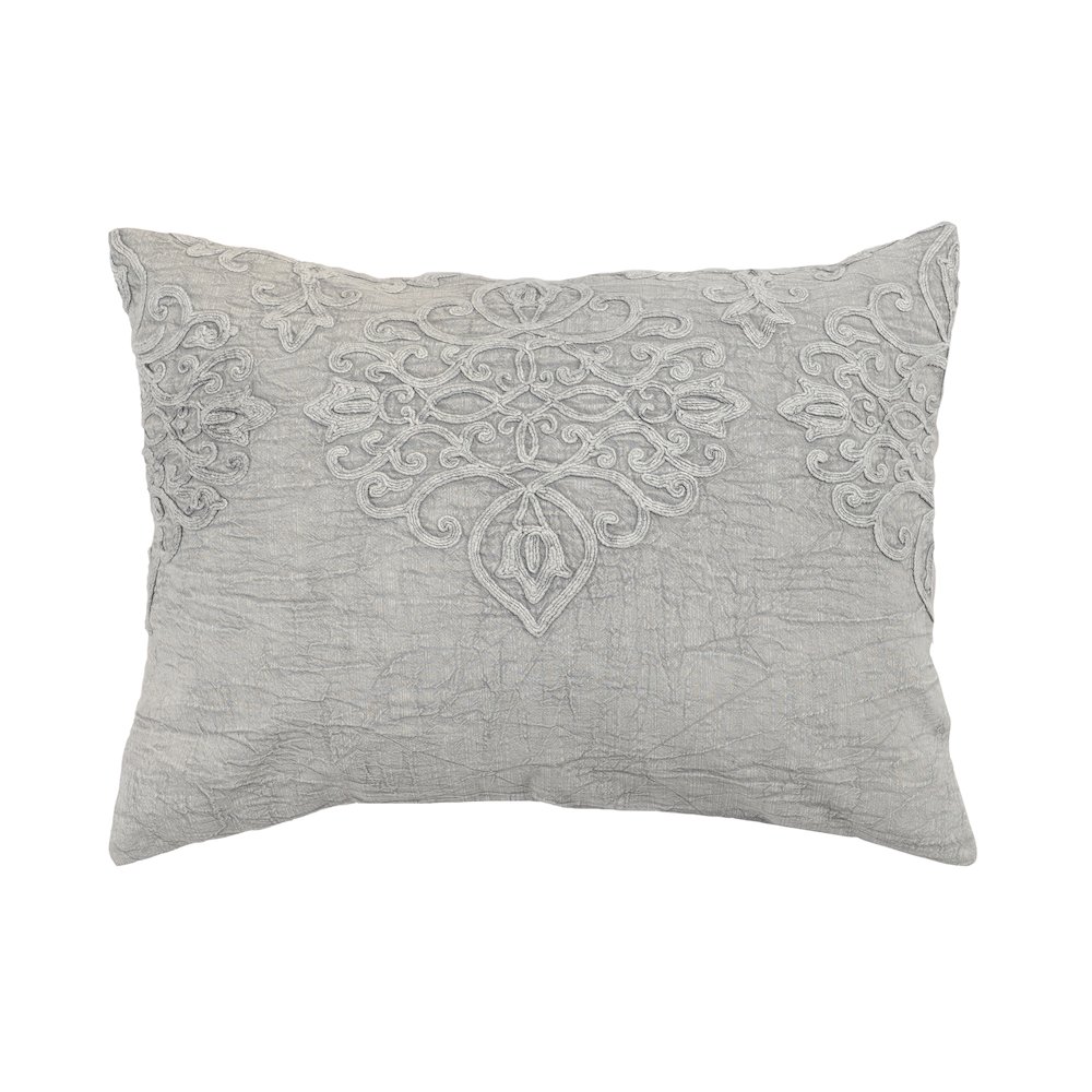 Reagan Cotton Hand Design Queen Sham. Picture 1