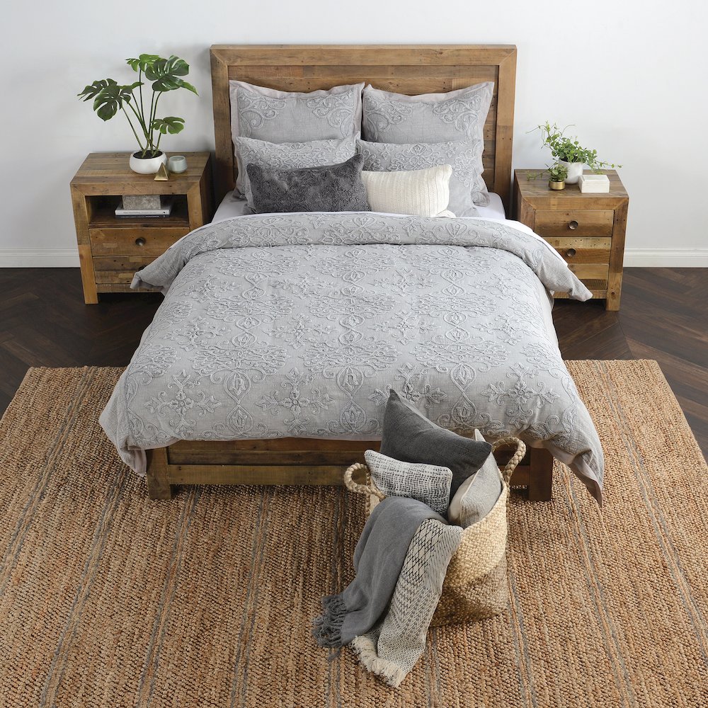 Reagan Cotton Hand Design Queen Sham. Picture 2