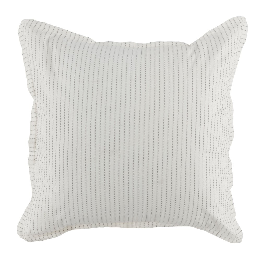 Karina Ivory Gray Euro Sham. Picture 1